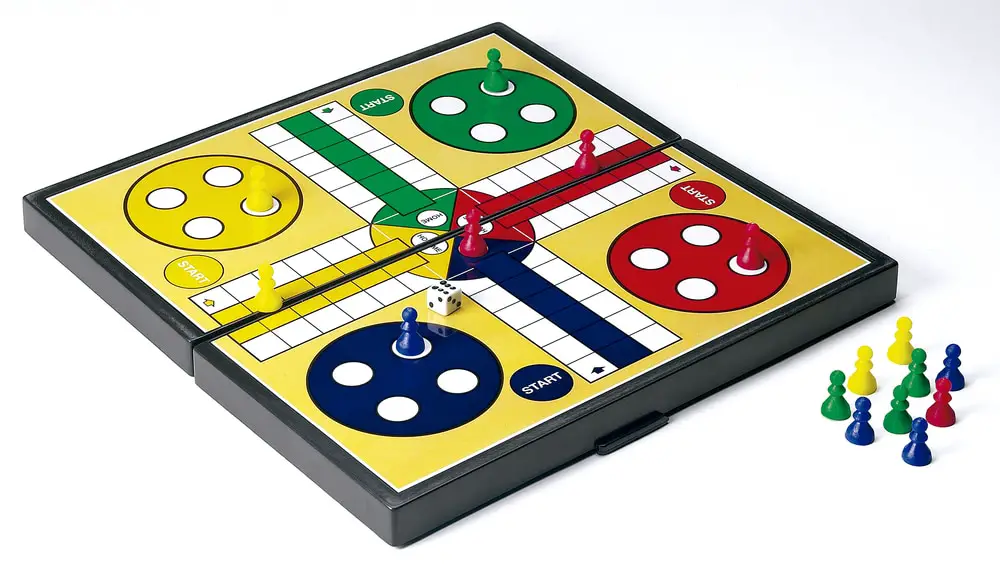 A representation of the game Ludo.