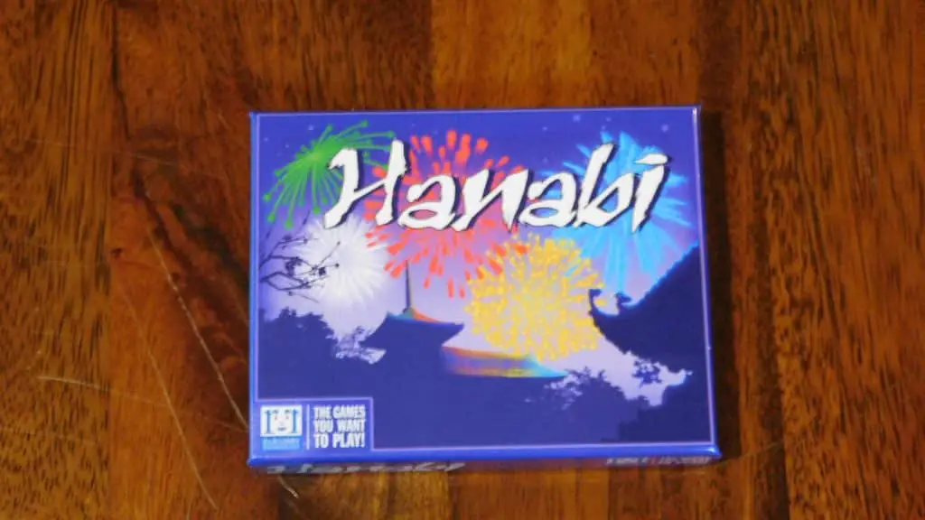 A closeup of the Hanabi box cover.