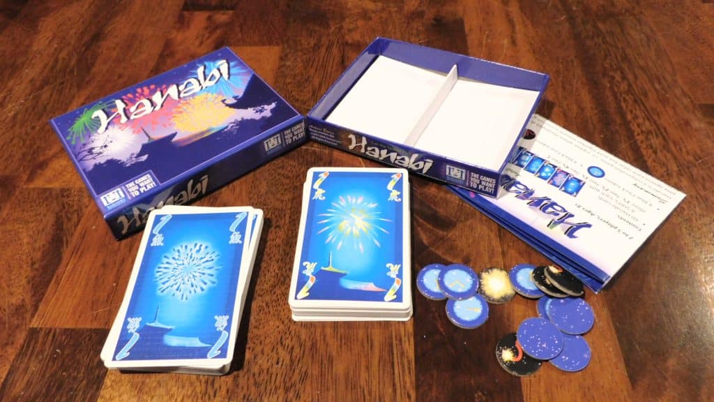 Everything that comes in Hanabi.