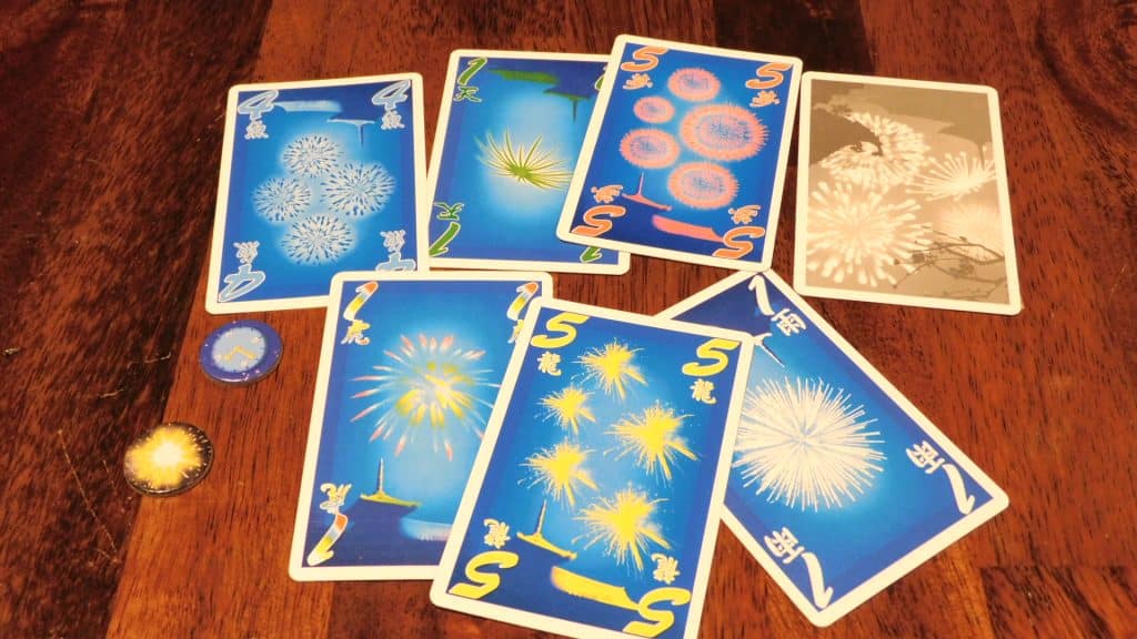 Some components in Hanabi.