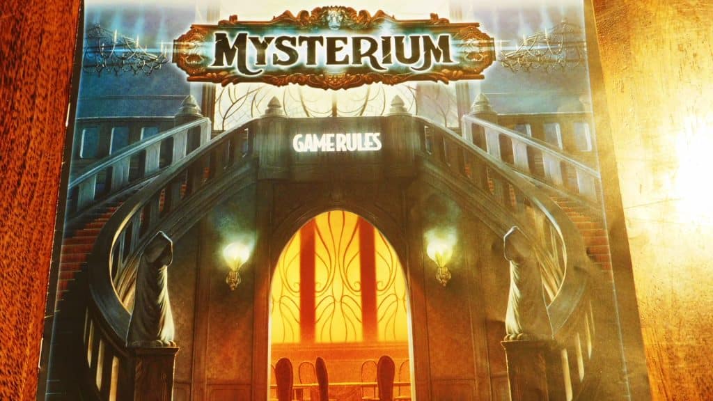 The rulebook for Mysterium.