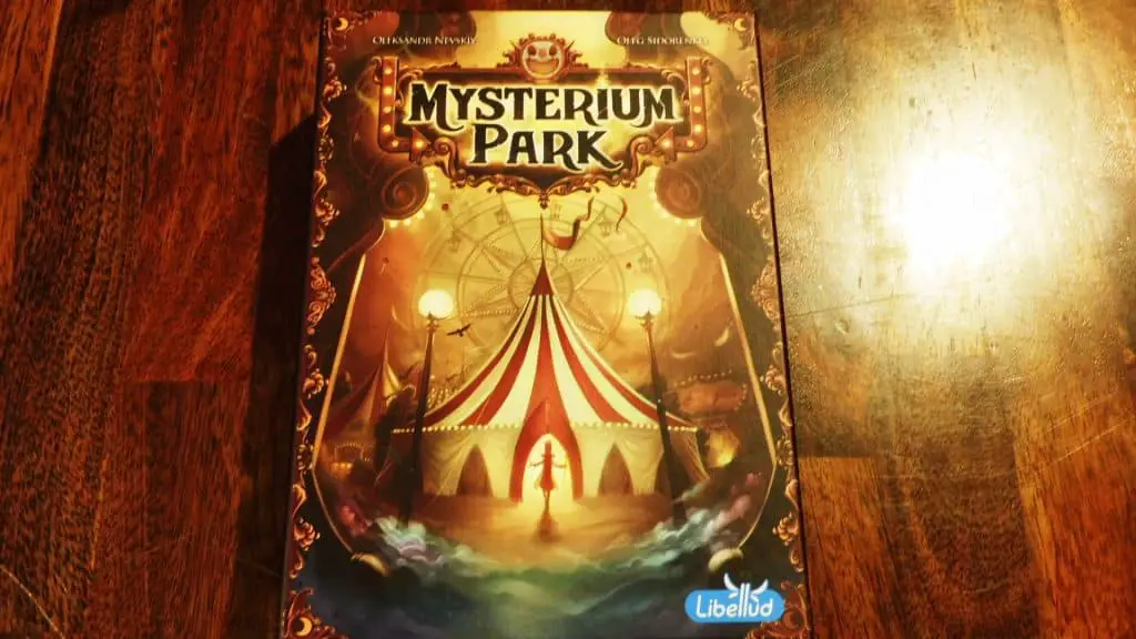 Mysterium Park's game box.